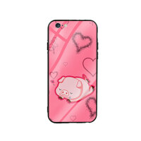 Ốp Lưng Kính Cường Lực Cho Điện Thoại Iphone 6 Plus  6s Plus - Sleepy Pig