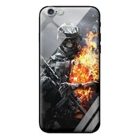 Ốp lưng kính cường lực cho iPhone 6S Plus Chiến Binh Lửa - Hàng chính hãng