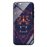 Ốp lưng kính cường lực cho iPhone 6S Sư Tử - Hàng chính hãng