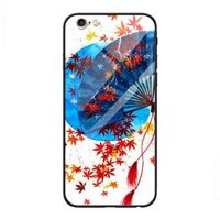 Ốp lưng kính cường lực cho iPhone 6 Plus 6s Plus Nền Cánh Quạt Mùa Thu - Hàng Chính Hãng