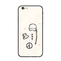 Ốp lưng kính cường lực cho iPhone 6 6s Nền Nón PMO - Hàng Chính Hãng