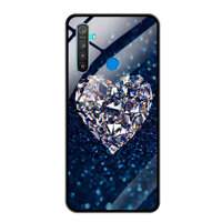 Ốp Lưng Kính Cường Lực cho Điện thoại Realme 5 - 0420 HEART11 - Hàng Chính Hãng