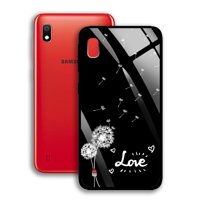 Ốp Lưng Kính Cường Lực cho điện thoại Samsung Galaxy A10 - 0353 7890 BOCONGANH07 - In hình hoa bồ công anh - Hàng Chính Hãng