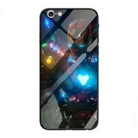 Ốp lưng kính cường lực cho iPhone 6 Plus 6s Plus Nền SIÊU NHÂN M3 - Hàng Chính Hãng