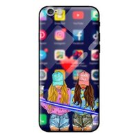 Ốp lưng kính cường lực cho iPhone 6s GIRL 7 - Hàng chính hãng