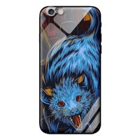 Ốp lưng kính cường lực cho iPhone 6S Chuột Xanh - Hàng chính hãng