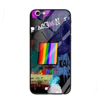 Ốp lưng kính cường lực cho iPhone 6 6s Nền Peace Tivi - Hàng Chính Hãng