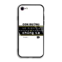 Ốp Lưng Kính Cường Lực Iphone 7  8 - 03003 7757 QUOTE20 - Hàng Chính Hãng