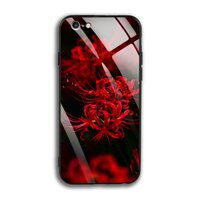 Ốp Lưng Kính Cường Lực Iphone 6 Plus  6S Plus - 03002 0599 HOABINGAN10 - In hình Hoa Bỉ Ngạn - Hàng Chính Hãng