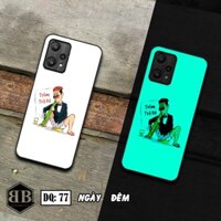 Ốp lưng kính Dạ Quang Realme 9 Pro 5G phát sáng trong đêm