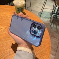 Ốp lưng Kính FILADA vành camera nhôm cho iPhone 14 Pro Max viền màu siêu đẹp không ố vàng