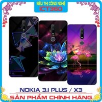 Ốp lưng kính Nokia 3.1 Plus / X3- Nhận in ảnh theo yêu cầu