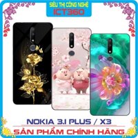 Ốp lưng kính Nokia 3.1 Plus / X3- Nhận in ảnh theo yêu cầu