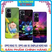 Ốp lưng kính OPPO Reno 7Z / OPPO A96 (5G) OnePlus Nord N20 - Nhận in ảnh theo yêu cầu