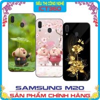 Ốp lưng kính Samsung M20- Nhận in ảnh theo yêu cầu
