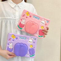 Ốp Lưng Kính Thiên Văn Hoa Tulip Cho iPad Mini 1 2 3 4 5 6 7 Pro Air 9.7 10.2 "10.5" 10.9 "11" 5th / 6th / 7th / 8th / 9th / 10th Gen 2019 / 20 / 21 / 22 Trẻ Em Dễ Thương Silicon Mềm Chống Sốc Bao da