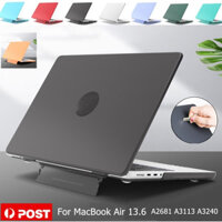 Ốp Lưng Laptop Cho MacBook Air 13,6 inch A2681 A3113 A3240 (M2 / M3) 2022 / 2024 / 2025 Đứng Mờ Chống Sốc Chống Vân Tay Trong Suốt PC Cứng Vỏ Mỏng Vỏ Da