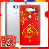 Ốp lưng LG V30 mừng Xuân 2020 kèm bao lì xì hot - 01253 7972 PHUC04 - Silicone Dẻo