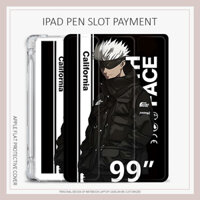 Ốp lưng liên hợp iPad air 4 5 10.2 gen 7 8 9 pro 11 2021 Ốp lưng iPad mini 1 2 3 4 / 5 / 6 Ốp lưng iPad 10.9 gen10 Túi khí gấp ba Gojo Satoru trường hợp khe cắm bút