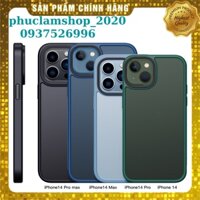 Ốp lưng Likgus lưng nhám viền màu cho iPhone 14 13 12 Pro Max 14 Plus 14 13 12 11 Pro Xs Max Xr Xs X 8 Plus