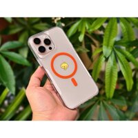 Ốp lưng LIKGUS Mo Clear Case Trong cứng viền dẻo cho iPhone 16 Pro max hỗ trợ sạc không dây