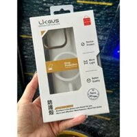 Ốp lưng Likgus Superb Trong suốt Hỗ trợ Sạc iPhone 16 Pro/16 Pro max Vành Camera Kim loại