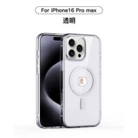 Ốp lưng LIKGUS trong cứng viền dẻo hỗ trợ sạc không dây iPhone 16 Plus, 16 Pro, 16 Pro Max chống sốc, chống ố vàng