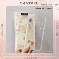 Ốp lưng Likgus trong suốt chống sốc không ố màu dành cho iPhone 12 Pro Max hàng chính hãng