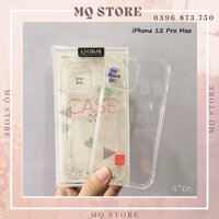 Ốp lưng Likgus trong suốt chống sốc không ố màu dành cho iPhone 12 Pro Max hàng chính hãng