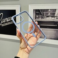 Ốp lưng LIKGUS trong viền màu hỗ trợ sạc cho Iphone 13 pro max