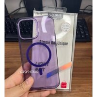 Ốp lưng Likgus viền Camera khung Kim loại Hỗ trợ sạc Không dây Iphone 13 Pro max, 14 Pro,14 Pro max bảo vệ camera