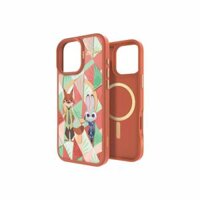 Ốp lưng Magnetic hoạ tiết Zootopia màu cam Belkin iPhone 16 Pro Max Belkin