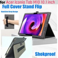 Ốp Lưng Máy Tính Bảng Cho Acer Iconia Tab M10 10.1 inch Từ Tính Lật Bảo Vệ Có Thể Gập Lại Da Đứng Toàn Thân Vỏ Bảo Vệ Có Giá Đỡ Tay