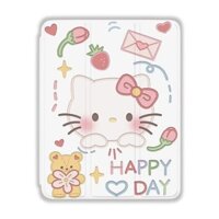 Ốp lưng máy tính bảng Sanrio Hello Kitty Pochacco MyMelody cho iPad Air 1 2 3 Mini 4 5 6 iPad Pro 2022 11in Vỏ bảo vệ ba lần