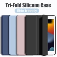 Ốp lưng máy tính bảng silicon mềm gấp ba lần cho iPad Mini 6 5 9.7 5th 6th Air 3 4 5 iPad 10.2 7 8 9 10th Gen iPad Pro 11 inch Vỏ iPad có thể gập lại