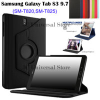 Ốp lưng máy tính bảng xoay 360 cho Samsung Galaxy Tab S3 9.7 '' SM-T820 / T825 SM-T825Y Bao da PU đế lật cho Galaxy Tab S 3 9.7 inch T820 / T825 / T825Y