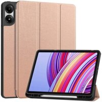 Ốp lưng mềm chống sốc cho Redmi Pad Pro Vỏ lật da PU có khe cắm bút RedmiPadPro 12.1 inch case giá đỡ vỏ chống nứt