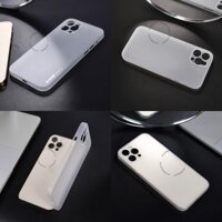 Ốp lưng MEMUMI dành cho iPhone siêu mỏng 0.3mm  bảo vệ camera-hàng chính hãng - Trắng - 12 Pro Max