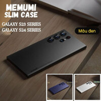 Ốp lưng Memumi lụa nhám siêu mỏng hỗ trợ sạc không dây Samsung S25 Ultra /S24 Ultra, Plus, S23 Ultra bảo vệ cụm camera