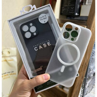 Ốp lưng Memumi nhám mỏng hỗ trợ sạc cho iPhone 16 Pro Max/ 16 Pro bảo vệ camera siêu sang