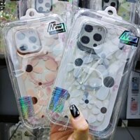 Ốp lưng Mikan tương thích cho iPhone 16 Pro Max, Apple 15, nghệ thuật hoa điện mạ, vỏ trong suốt từ tính