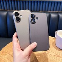 Ốp lưng mờ siêu mỏng sang trọng cho iPhone 16 Pro MAX 15 11 12 13 14 Pro MAX IX XR XS MAX 7 8 Plus có màng ống kính