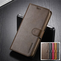 Ốp Lưng Mới Cho IPhone 16 16E 15 14 Plus 13 12 11 Pro Max Màu Đen Lật Đứng Ví Da Bao Da