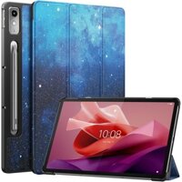 Ốp Lưng MoKo Cho Lenovo Tab P12 12.7 Inch 2023 Phát Hành Da PU Mỏng Ổn Định Gấp Ba Vỏ Cứng PC Chống Sốc Thông Minh Cho Máy Tính Bảng Lenovo P12 Có Tự Động Ngủ / Đánh Thức