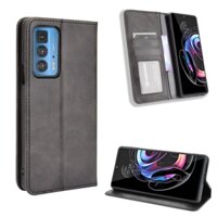 Ốp lưng Motorola Edge 20 Pro Vintage Flip Cover Moto Edge S Pro Từ Ví Bao Da PU Hộp Đựng Thẻ