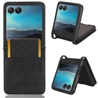 Ốp lưng Motorola Moto Razr 40 Ultra 5G Vintage Flip Cover Từ Ví Bao Da PU Hộp Đựng Thẻ