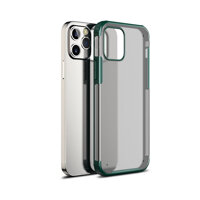 Ốp lưng nhám chống vân tay JINYA ARMOR CLEAR dành cho iPhone 12 Promax 12 Pro 12 Hàng Chính Hãng - Green - iPhone 1212 Pro