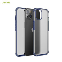 Ốp lưng nhám chống vân tay JINYA ARMOR CLEAR dành cho iPhone 13 Promax 13Pro 13 Hàng Chính Hãng - Blue - iPhone 13 Pro Max