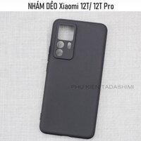 Ốp Lưng Nhám Dẻo Đen Cho Xiaomi 12T K50 Ultra, Xiaomi 12T Pro Chống Bẩn, Không Bám VÂN TAY, Có Gờ Bảo Vệ Camera. - Xiaomi 12T - K50 Ultra