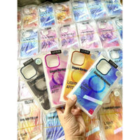 Ốp lưng nhám hỗ trợ sạc không dây Iphone 15 Pro Max, 14 Pro Max, 13 Pro Max, 12 Pro Max chống bám vân tay